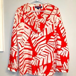 Vineyard Vines 100% cotton blouse size: Large